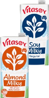 Vitasoy-Almond-or-Soy-Milky-1L on sale