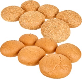 Woolworths-Burger-Buns-Plain-or-Sesame-6-Pack on sale
