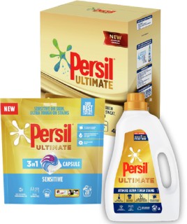Persil-Laundry-Powder-4kg-Ultimate-Laundry-Liquid-2L-or-Ultimate-Capsules-28s on sale