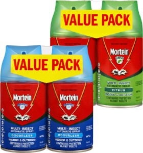 Mortein+Automatic+Spray+System+Refill+2x154g