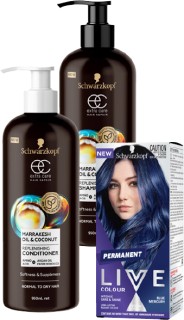 Live+Colour+Permanent+Hair+Colour%2C+Extra+Care+Shampoo+or+Conditioner+950ml