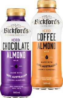 Bickfords-Flavoured-Milk-Iced-Almond-Milk-500ml on sale