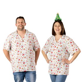 Christmas+Wishes+Adults+Unisex+Kiwi+Xmas+Bbq+Shirt