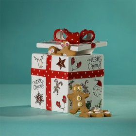 Christmas-Wishes-Christmas-Present-Ceramic-Box on sale