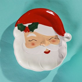 Christmas-Wishes-Santa-Claus-Plate on sale
