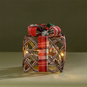 Christmas+Wishes+Tartan+Bow+Glitter+Present