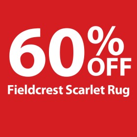 60%25+off+Fieldcrest+Scarlet+Rug
