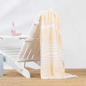 Cove-St-Tropez-Beach-Towel-Yellow on sale