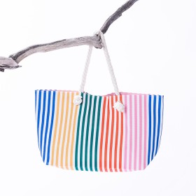 Seaside-Supplies-Julia-Multi-Stripe-Beach-Bag on sale