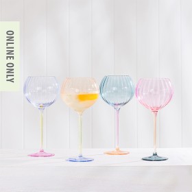 Marlo+Luca+Ribbed+Gin+Glass+Set+of+4