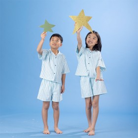 bb%26amp%3Bb+Kids+Sleep+Stripe+Cotton+Sleepwear+Set