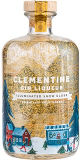 Clementine+Gin+Liqueur+Illuminated+Snow+Globe+Gift+Bottle+700ml