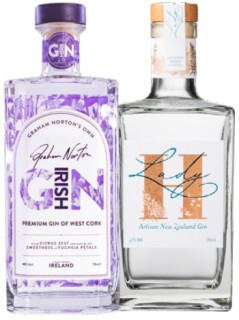 Lady+H+Artisan+New+Zealand+Gin+or+Graham+Norton+Irish+Gin+Range+700ml