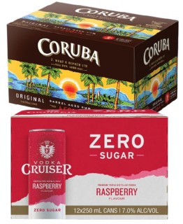 Cruiser+Range+7%25+or+Coruba+%26amp%3B+Cola+5%25+12+x+250ml+Cans