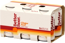 Better-Beer-Ginger-Beer-6-x-355ml-Cans on sale
