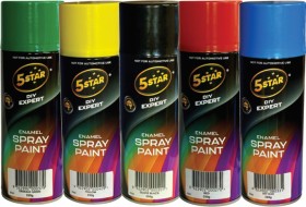 5-Star-250g-Enamal-Spray-Paint on sale