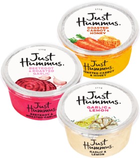 Just-Hummus-160-175g on sale