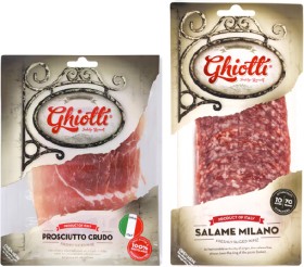 Ghiotti+Salame+Milano%2C+Prosciutto+Crudo+or+Chorizo+Extra+70g