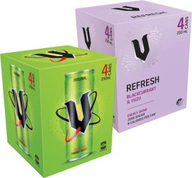 V-Energy-or-Refresh-250ml-Cans-4-Pack on sale