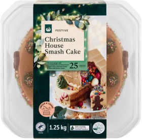Woolworths-Festive-Gingerbread-House-Smash-Cake-125kg on sale
