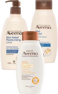 Aveeno+Body+Wash%2C+Body+Lotion%2C+Shampoo+or+Conditioner+354ml