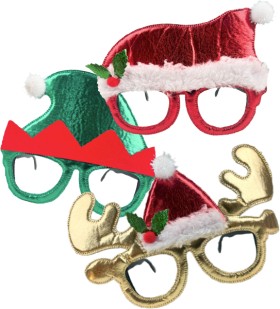 Christmas+Novelty+Glasses+Elf%2C+Santa+or+Reindeer