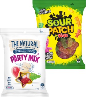 The+Natural+Confectionery+Co+or+Sour+Patch+Kids+130-190g