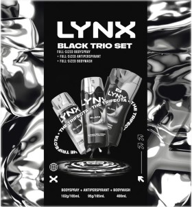 Lynx-Black-Trio-Gift-Set-3-Pack on sale