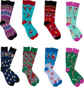 Festive-Mens-Ugly-Socks on sale