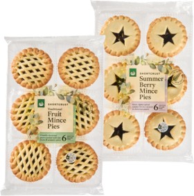 Woolworths-Traditional-Fruit-Mince-or-Summer-Berry-Pies-6-Pack on sale