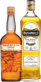Traveller-Whiskey-by-Chris-Stapleton-700ml-or-Bushmills-Original-Irish-Whiskey-1L on sale