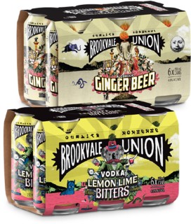 Brookvale-Union-Range-4-6-x-330ml-Cans on sale