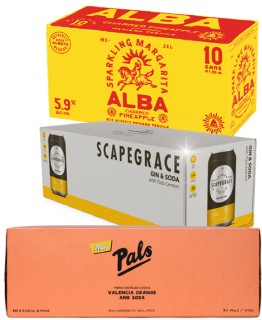 Alba-Sparkling-Range-59-10-x-250ml-Cans-Scapegrace-Range-5-or-Pals-Range-10-x-330ml-Cans on sale