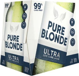 Pure-Blonde-Ultra-Low-Carb-12-x-330ml-Bottles on sale