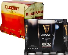 Kilkenny-Irish-Ale-or-Guinness-6-x-440ml-Cans on sale