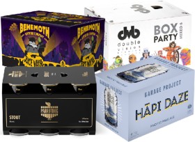 Garage-Project-Range-6-x-330ml-CansBottles-Behemoth-Juice-Wayne-Hazy-IPA on sale