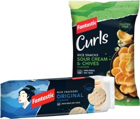 Fantastic+Delites+Curls%2C+Rice+Snacks+or+Rice+Crackers+80-100g