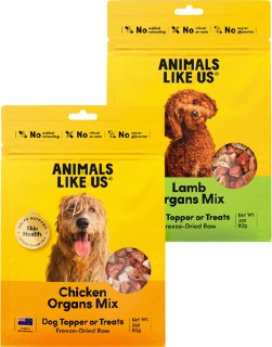 Animals+Like+Us+Dog+Topper+or+Treats+90g