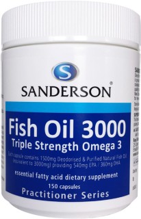 Sanderson+Fish+Oil+3000mg+150s