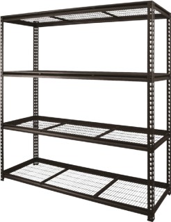 Pinnacle+Hardware+4+Tier+Heavy+Duty+Shelving+Unit