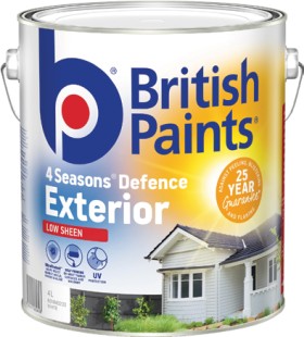 British-Paints-4L-4-Seasons-Exterior-Paint on sale
