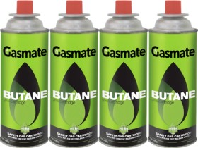 Gasmate-220g-Butane-Gas-Cannisters-Pack-of-4 on sale