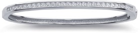 Sterling+Silver+55mm+Cubic+Zirconia+Channel+Set+Bangle