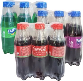 Coke%2C+Sprite+or+Fanta+300ml+Bottles+6+Pack