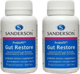 Sanderson+ProbioFX+Gut+Restore+Chewables+100+Tablets