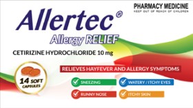 Allertec-Allergy-Relief-Cetirizine-10mg-14-Soft-Capsules on sale