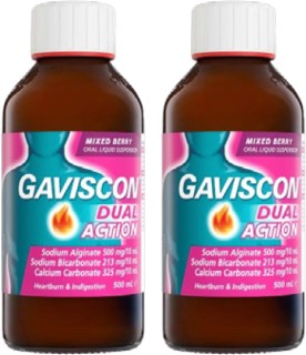 Gaviscon-Liquid-Dual-Action-Mixed-Berry-500ml on sale