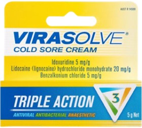 Virasolve+Cold+Sore+Cream+5g