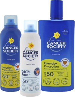 Cancer+Society+SPF50+400ml+or+SPF50%2B+175g