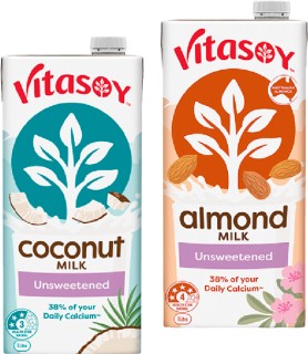 Vitasoy+Unsweetened+Coconut+or+Almond+Milk+1L